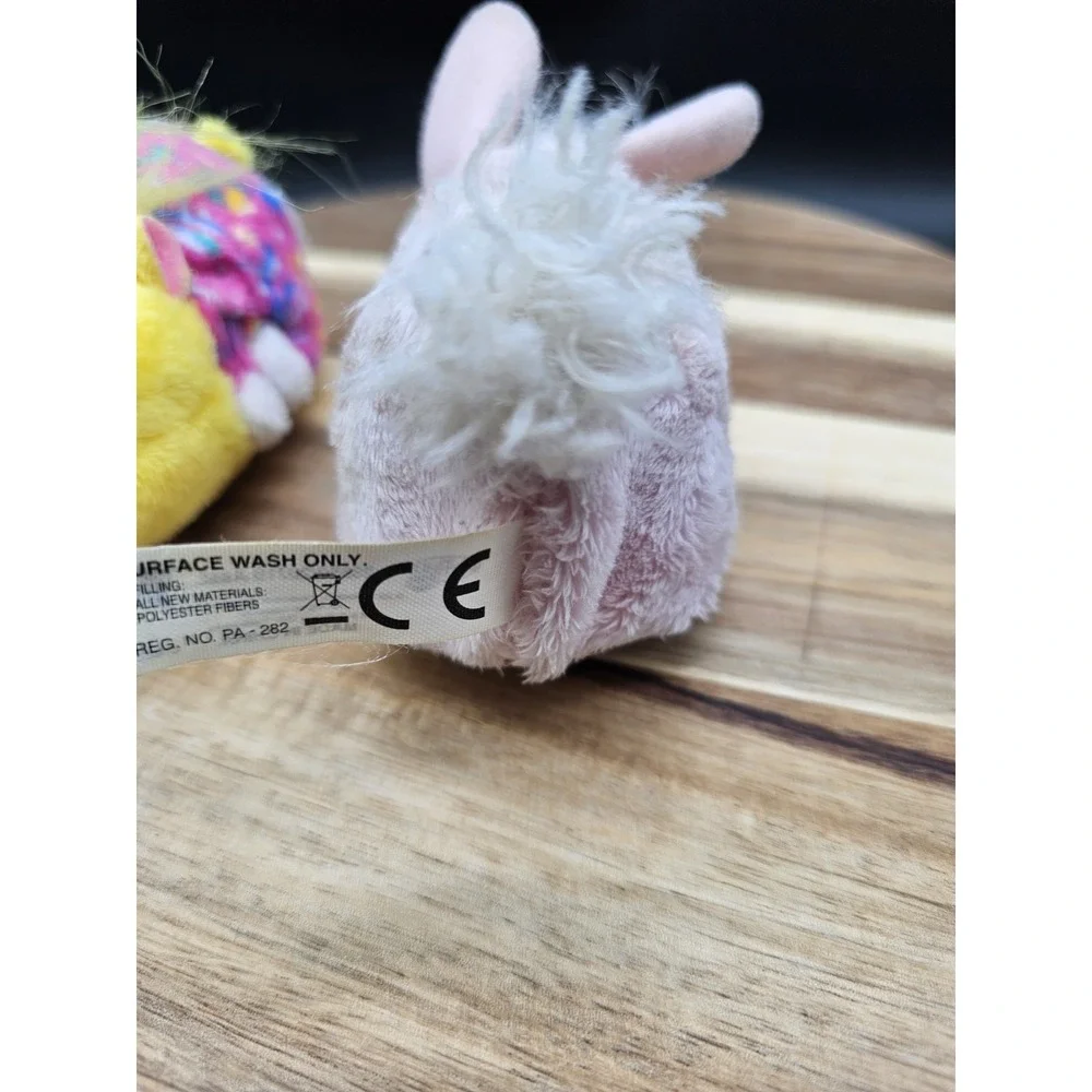 Zhu Zhu Pets‎ Roller Baby Hamsters Fuzzy Lot of 2 ~Tested Working ~ 1 Has Sound